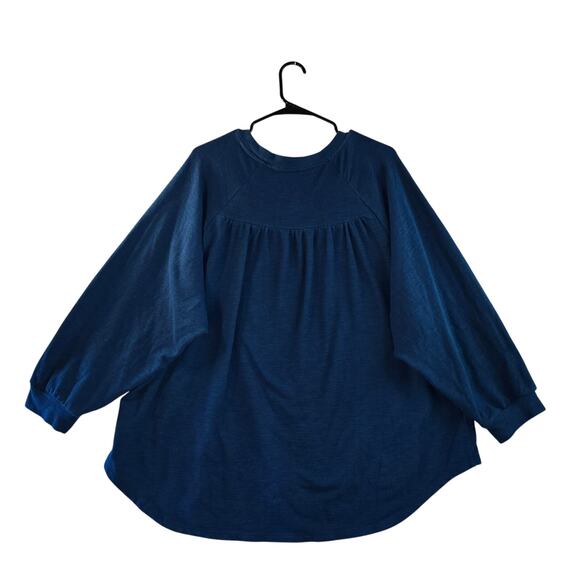 Cupio Women's Frill Blue Sweater Size 2XL - Picture 2 of 4